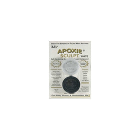 Apoxie Sculpt 1/4 lb. White, 2 part modeling compound (A & B)