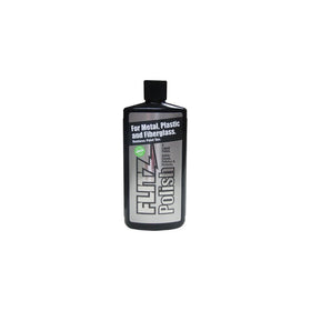 Flitz LQ 04587 Green Metal, Plastic and Fiberglass Polish Liquid, 7.6 oz. Bottle