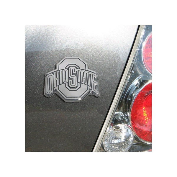 NCAA Ohio State Buckeyes Chrome Team Logo Auto Emblem