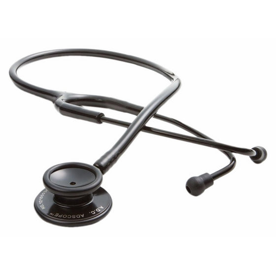 ADC Adscope 603 Clinician Stethoscope with Tunable AFD Technology, 31 inch Length, Tactical All Black