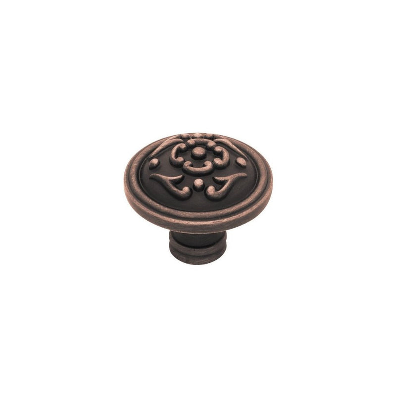 Liberty PN1510-VBR-C 38mm Diameter French Lace Kitchen Cabinet Hardware Knob