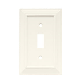 Brainerd 126333 Wood Architectural Single Toggle Switch Wall Plate/Switch Plate/Cover