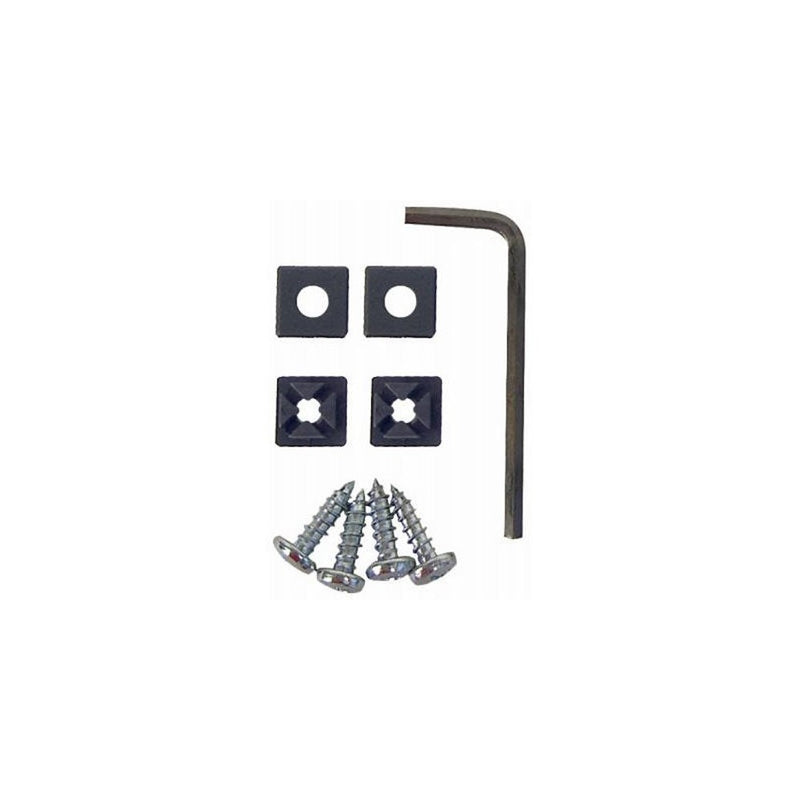 Custom Accessories 93360 Anti-Theft License Plate Stainless Steel Fastener