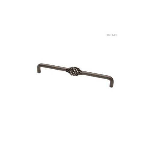 Liberty 55106RB Forged Iron 12 in. (305mm) Wire Birdcage Kitchen Cabinet Hardware Drawer Handle Pull, Rubbed Bronze