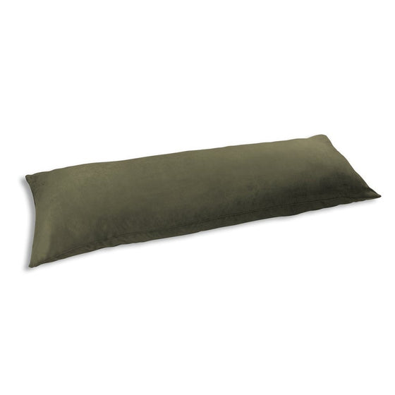 Newpoint International Inc. Microsuede Body Pillow Cover With Double Sided Zippers, Sage