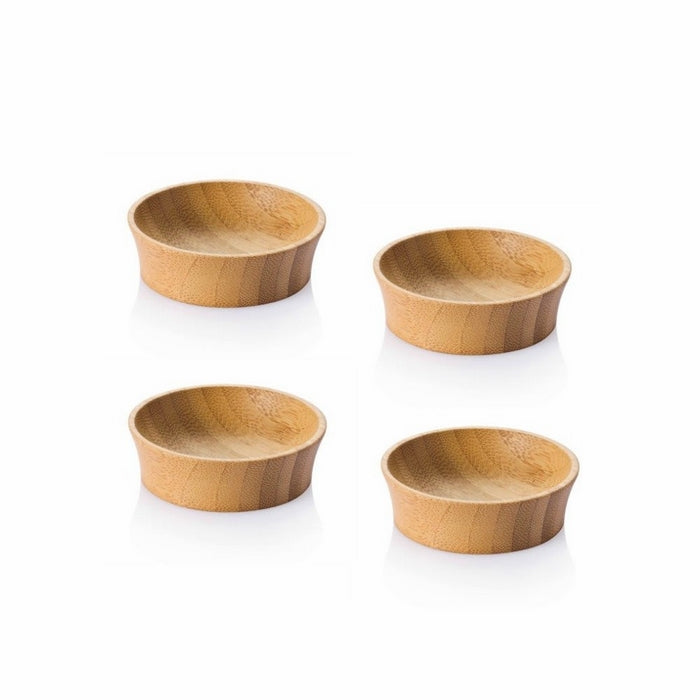 bambu Small Bamboo Condiment Cups, Set of 4