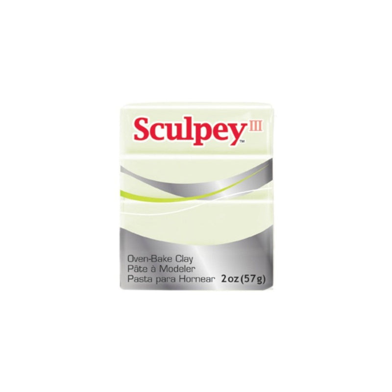 Sculpey III Polymer Clay 2 Ounces-Glow In The Dark