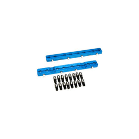 PRW 1535005 Billet Aluminum Stud Girdle with Brodix 40/60 Stud Spacing 7/16" RockerLoc for Chevy 262-400