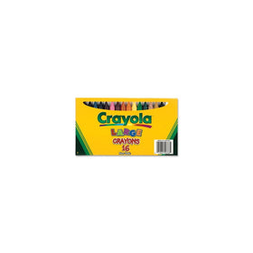 Crayola large crayons 16 Crayons per Pack (52-0336)
