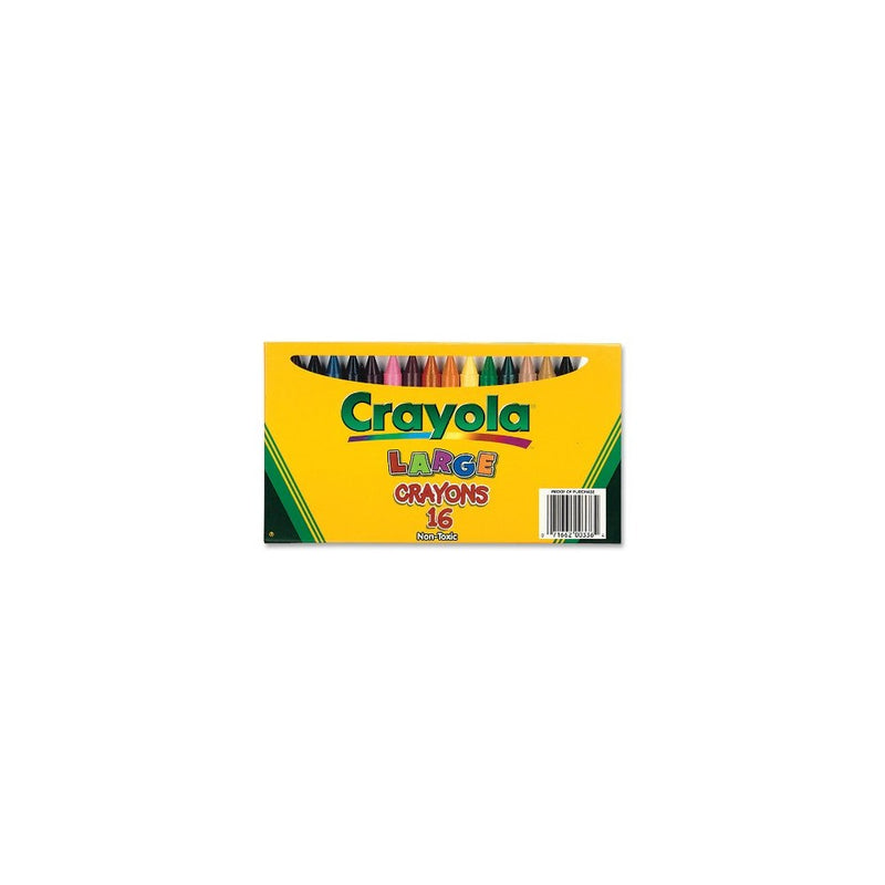 Crayola large crayons 16 Crayons per Pack (52-0336)