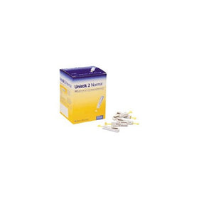 Unistik 2 Normal Safety Lancets, 21G X 2.4mm, 100 Count