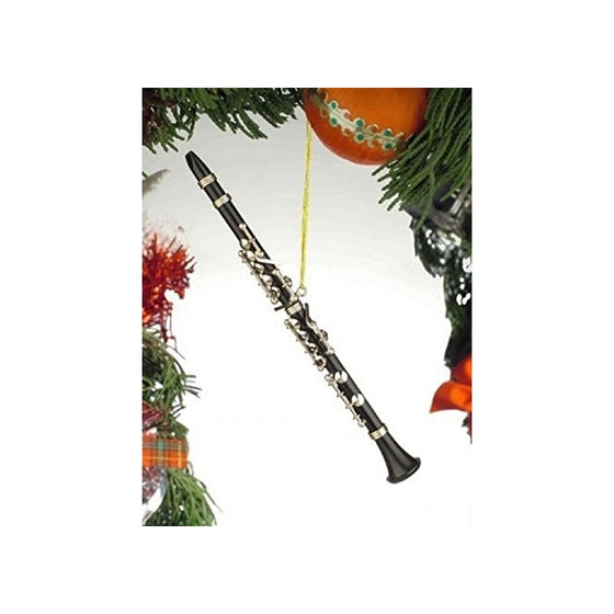 Musical Instrument Christmas Ornament (6.5"Black Clarinet)