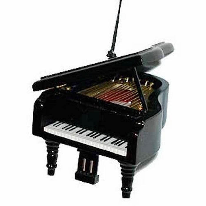 Musical Instrument Christmas Ornament (3.5" Black Grand Piano)