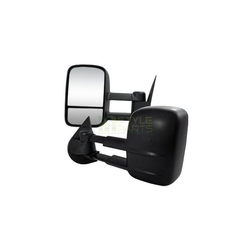 Spec-D Tuning RMX-SIV99-M-FS Chevy Chevrolet Silverado Tahoe Suburban Manual Towing Side Mirrors Black Pair