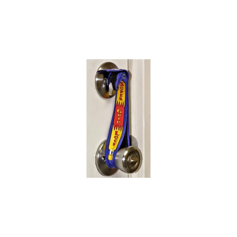 Super Grip Lock Deadbolt Strap Accessory and Portable Travel Lock