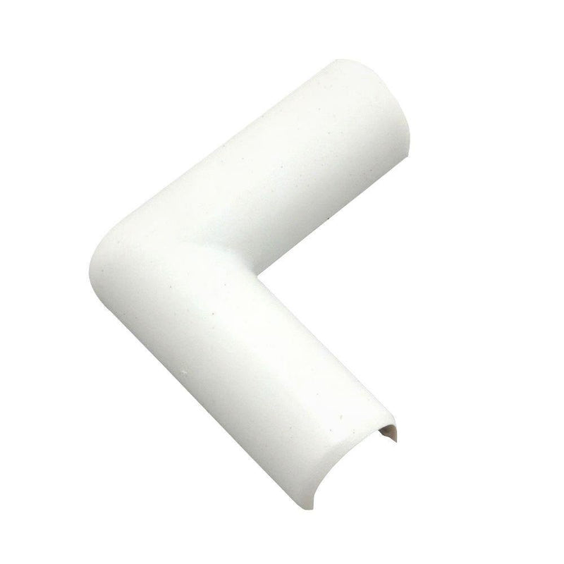 Legrand - Wiremold Company C16 Plastic Flat Elbow Cord Cover, White