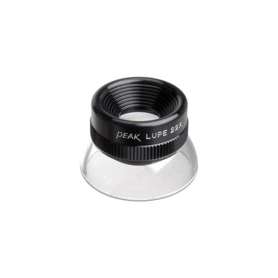 PEAK TS1964 Fixed Focus Loupe, 22X Magnification, 0.75" Lens Diameter, 0.4" Field View