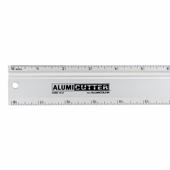Alumicolor Alumicutter, Safety Ruler and Straight Edge, Aluminum, 30 inches, Silver (1315-1)