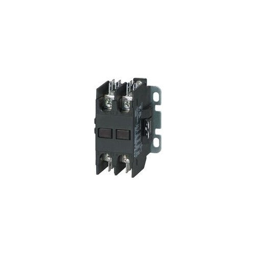 C25BNB230T CUTLER HAMMER Compact Definite Purpose Contactor, 30A Inductive Current Rating, 2 Max HP Rating at 115V, 5 Max HP Rating at 230V, 24VAC Coil Voltage