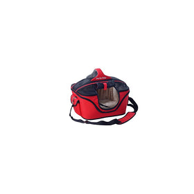 One for Pets Deluxe Cozy Dog Cat Carrier, Small, Red, Airline Approved Size