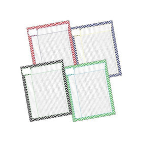 Barker Creek Chevron Nautical Incentive Four 17 x 22" Chart Set (LL-567)