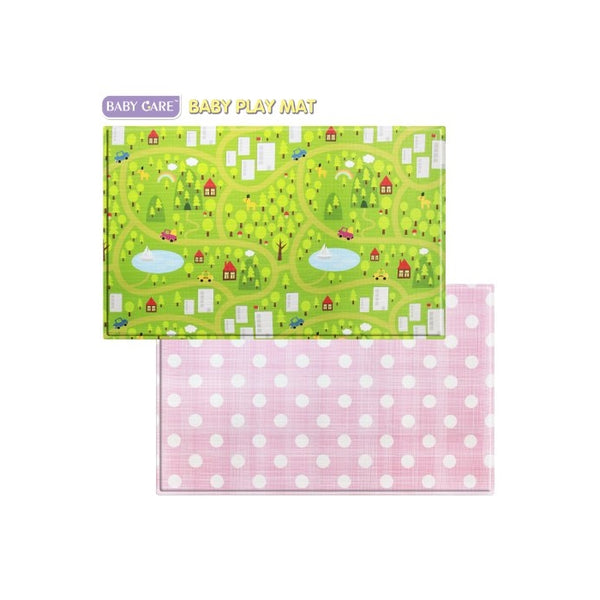 Baby Care Play Mat (Large, CountryTown - Pink)