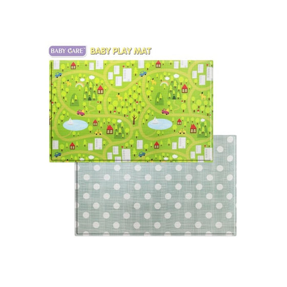 Baby Care Play Mat (Large, CountryTown - Blue)