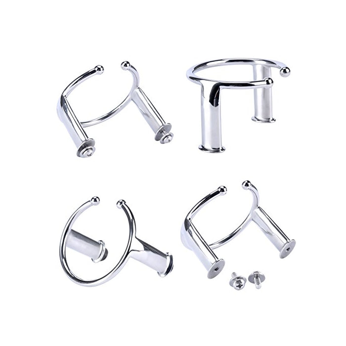 Amarine-made 316 Stainless Steel Single Ring Cup Drink Holder - Open Design
