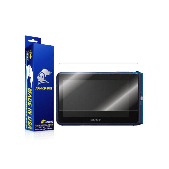 ArmorSuit MilitaryShield - Sony DSC-TX30 Camera Screen Protector Anti-Bubble Ultra HD - Extreme Clarity & Touch Responsive Shield with Lifetime Free Replacements - Retail Packaging