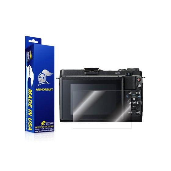 ArmorSuit MilitaryShield - Canon PowerShot G1X Mark II Camera Screen Protector Anti-Bubble Ultra HD - Extreme Clarity & Touch Responsive Shield with Lifetime Free Replacements - Retail Packaging