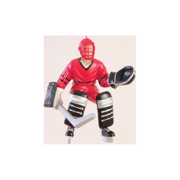 Goalie Ice Hockey Player Christmas Ornament