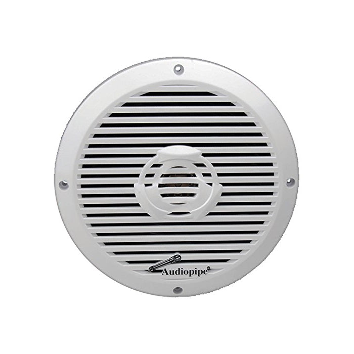 Audiopipe 8" 2-Way Coaxial Marine Speaker 350W White