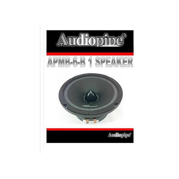 Audiopipe 6" 250W Low Mid Frequency Loud speakers APMB-6-B FULL RANGE