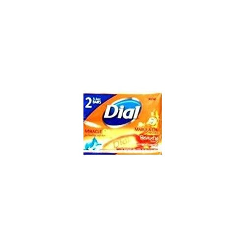 Dial Miracle Oil Bar Soap - 2 (3.2 oz.) Bars with Marula Oil