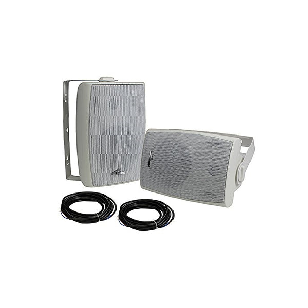 Audiopipe Bluetooth 6.5" (Pair) indoor/outdoor weatherproof loud speaker