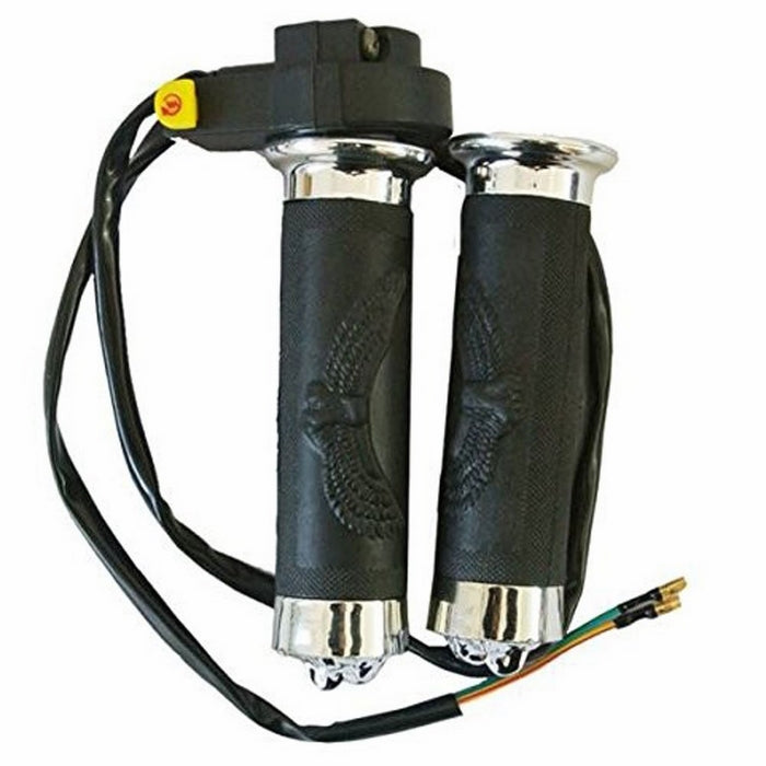 49cc 66cc 80cc Motorized Bicycle Part Handlebar Throttle Grips W / Kill Switch