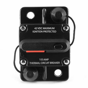 ANJOSHI 50A 100A 150A 200A Manual Reset Circuit Breaker Car Bus Truck Caravan Boat RV Vehicle Marine Inline Stereo Audio Panel Mounting Replacement Fuse Protector for Overload Protection