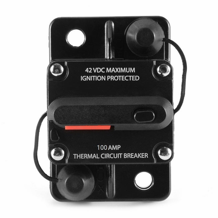 ANJOSHI 50A 100A 150A 200A Manual Reset Circuit Breaker Car Bus Truck Caravan Boat RV Vehicle Marine Inline Stereo Audio Panel Mounting Replacement Fuse Protector for Overload Protection