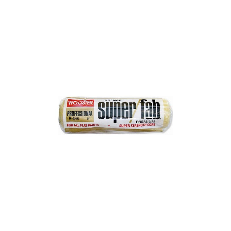 Wooster Brush R240-9 Super/Fab Roller Cover, 1/2-Inch Nap, 9-Inch