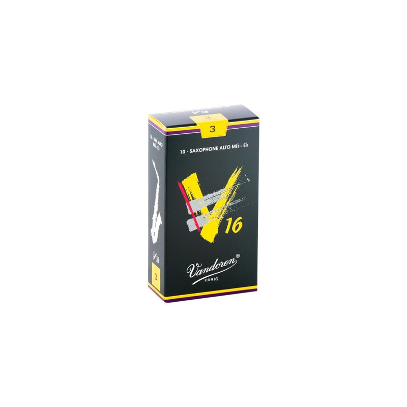 Vandoren SR703 Alto Sax V16 Reeds Strength 3; Box of 10
