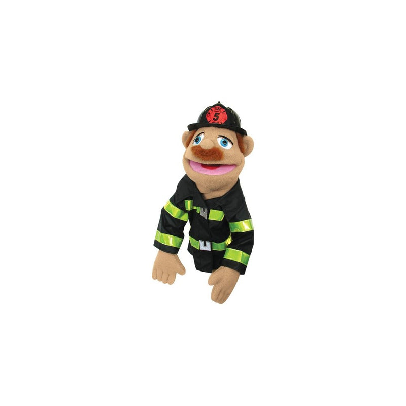 Melissa & Doug Firefighter Puppet With Detachable Wooden Rod for Animated Gestures