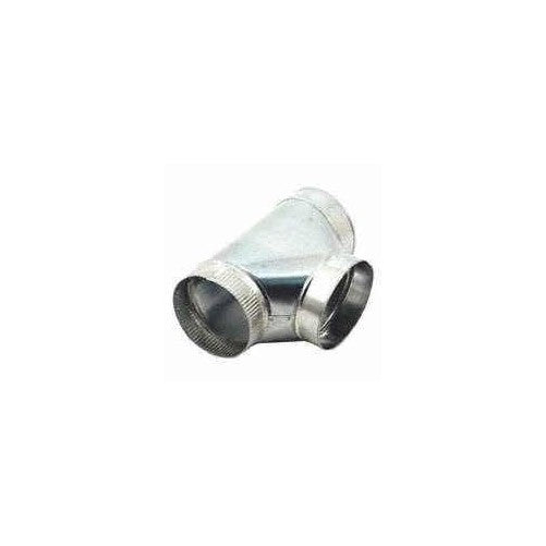 7-304-Ez 7" 26ga Galv Furnace Pipe Tee