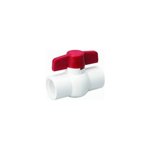 Mueller 107-134 Threaded 150-PSI PVC Ball Valve, 3/4-Inch
