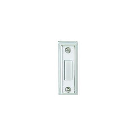Thomas & Betts #DH1504L LGTD WHT/SLV ChimButton