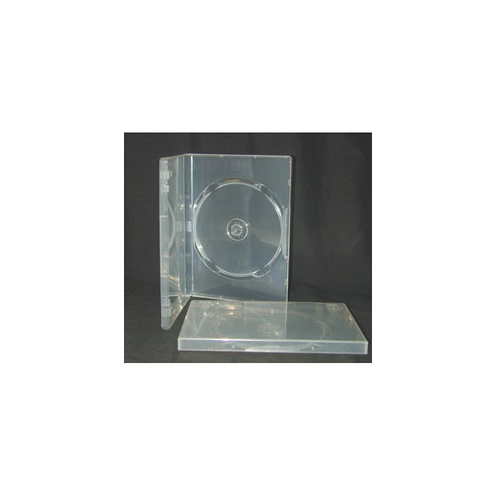 100 x Empty Standard Clear Replacement Boxes / Cases for Single DVD Movies #DVBR14CL