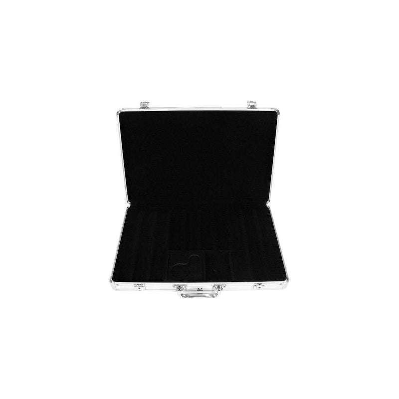 Trademark 650 Capacity Chip Case - Executive Aluminum Hard Side (Silver)