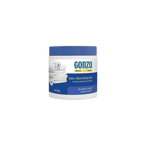 Gonzo Natural Magic Natural Magic Air Purifying Gel, Odor Eliminator for Cars, Closets, Bathrooms and Pet Areas, Captures and Absorbs Odors - 14 Ounce - Brushed Cotton