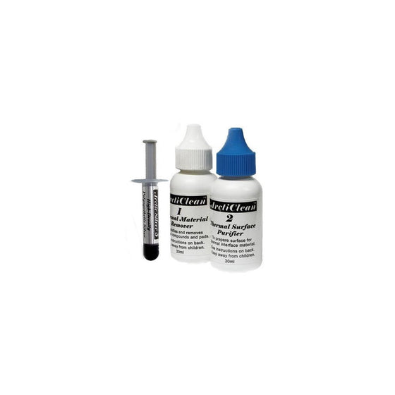 Arctic Silver 5 Thermal Compound 3.5 Grams with ArctiClean 60 ML Kit (D132)