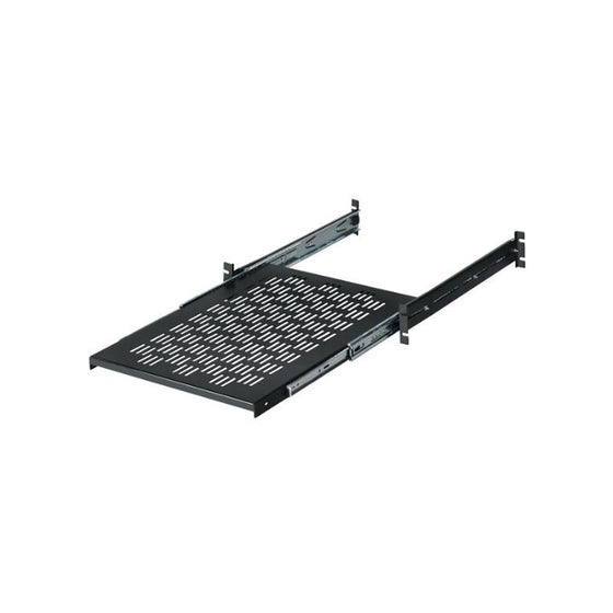 Black Box Rackmount Sliding, Vented, 4-Point Shelf, for 23" Rails