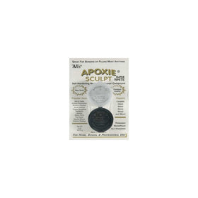 Apoxie Sculpt 1/4 lb. Super White, 2 part modeling compound (A & B)